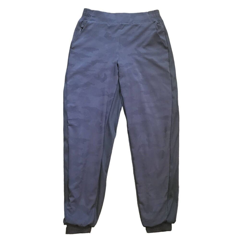 Athleta Brooklyn Joggers Women's 2 Black Camo Lined Warm Cozy Pants